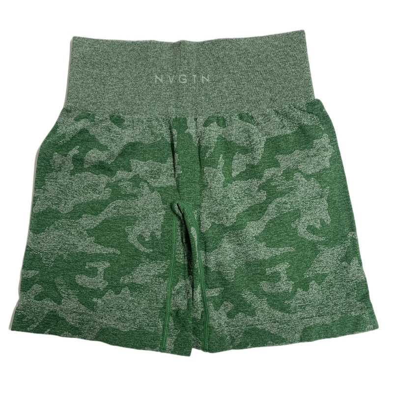 Shorts sem costura camuflado - Deni Store