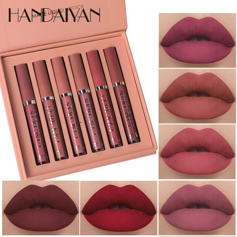 Batom Luxuoso Glamour Matte Handaiyan - Deni Store