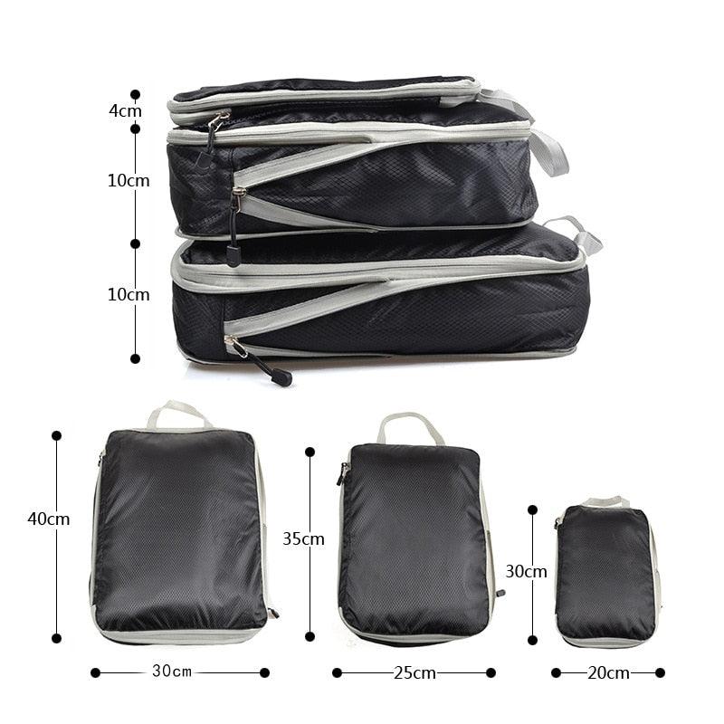 Conjunto de bolsas organizadoras para viagem - Deni Store